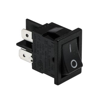 Interruttore a bilanciere Arcolectric (Bulgin) Ltd, DPST, On-Off, , Nero