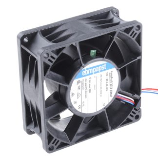 Ventola assiale in c.c. ebm-papst 3200 J - S-Force, 280m³/h, 12 V dc, 92 x 92 x 38mm