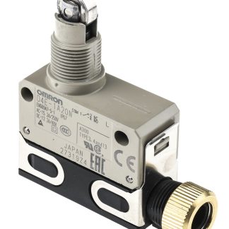 Interruttore di fine corsa Omron, Tasto a rotella, NO/NC, 125V, 5A, IP67