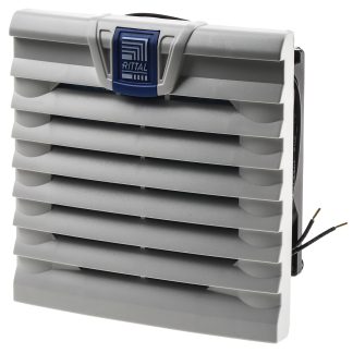 Ventilatore con filtro Rittal 116.5 x 116.5mm, 115 V ac, 18m³/h, rumorosità 43dB