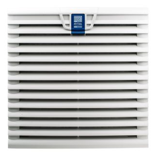 Ventilatore con filtro Rittal 255 x 255mm, 24 V dc, 205m³/h, rumorosità 54dB