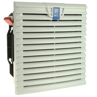 Ventilatore con filtro Rittal 255 x 255mm, 230 V ac, 183 m³/h, 203 m³/h, 205 m³/h, 230 m³/h, rumorosità 54dB