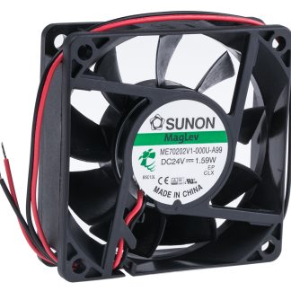Ventola assiale in c.c. Sunon ME, 49.3m³/h, 24 V dc, 70 x 70 x 20mm