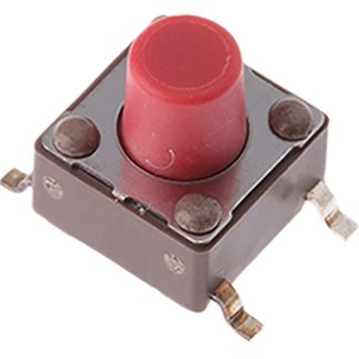 Interruttore tattile APEM, SPST, 6 x 6mm, L. attuatore 7mm, Montaggio superficiale