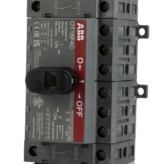 Interruttore sezionatore ABB OT16F4C 1SCA104831R1001 serie OT, 4P, 4 N/A, 16A, 750V ca, per guida DIN 1SCA104831R1001,