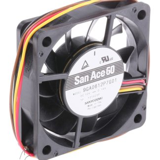 Ventola assiale in c.c. Sanyo Denki San Ace 9GA, 41m³/h, 12 V c.c., 60 x 60 x 15mm