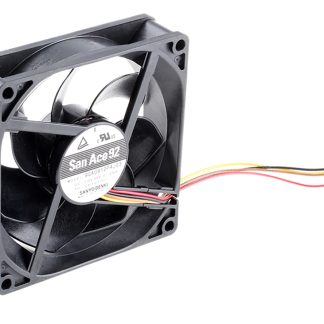 Ventola assiale in c.c. Sanyo Denki San Ace 9GA, 132m³/h, 12 V c.c., 92 x 92 x 25mm