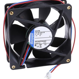 Ventola assiale in c.c. ebm-papst 8400 N, 69m³/h, 12 V cc, 80 x 80 x 25mm