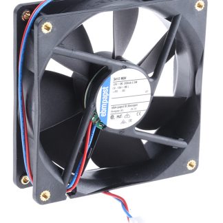 Ventola assiale in c.c. ebm-papst 3400 N, 94m³/h, 12 V cc, 92 x 92 x 25mm