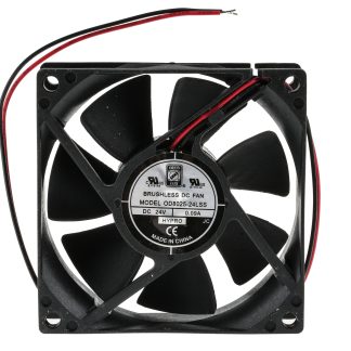 Ventola assiale in c.c. RS PRO, 26cfm, 24 V c.c., 80 x 80 x 25mm