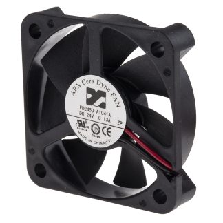 Ventola assiale in c.c. ARX CeraDyna, 15m³/h, 24 V c.c., 51 x 51 x 10mm