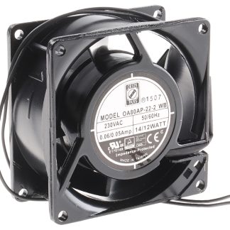 Ventola assiale in c.a. RS PRO, 25cfm, 230 V c.a., 80 x 80 x 38mm