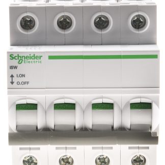 Sezionatore con interruttore Schneider Electric A9S65463 serie iSW, 4P, 4 N/A, 63A, 415V, per guida DIN, IP20