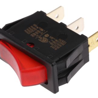 Interruttore a bilanciere Molveno, SPST, On-Off Illuminato, Rosso