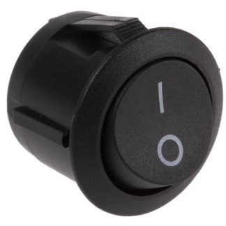 Interruttore a bilanciere RS PRO, SPST, On-Off, , Nero