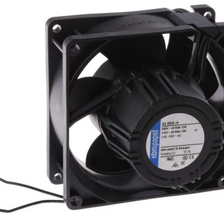 Ventola assiale in c.a. ebm-papst AC 3200 J, 144m³/h, 85 → 265 V c.a., 92 x 92 x 38mm
