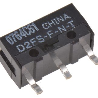 Microinterruttore, Omron, SPST, 100 mA a 5 V c.c., IP40, Autoincassante per circuito stampato