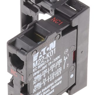 Blocco contatti con supporto Eaton, 1NC, 500V, terminali a A vite