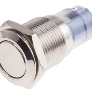 Interruttore a pulsante RS PRO, Momentaneo, SPDT, , 3 A a 250 V c.a., IP65, IP67 Montaggio a pannello