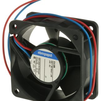 Ventola assiale in c.c. ebm-papst 600 N, 35m³/h, 24 V c.c., 60 x 60 x 25mm