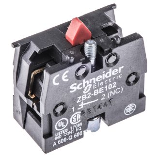 Blocco contatti Schneider Electric, 1NC, 600V, terminali a A vite