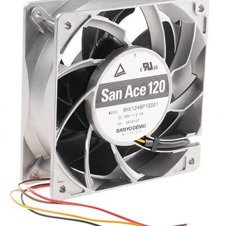 Ventola assiale in c.c. Sanyo Denki San Ace 9HV, 498m³/h, 48 V c.c., 120 x 120 x 38mm