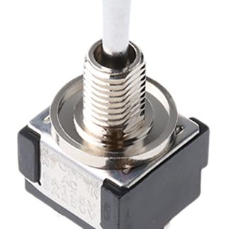 Interruttore a levetta IP67 (On)-Off-(On) DPDT con terminali A saldare