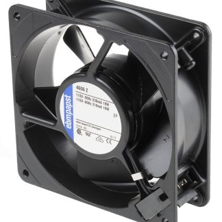 Ventola assiale in c.a. ebm-papst 4000 Z, 180m³/h, 115 V c.a., 119 x 119 x 38mm