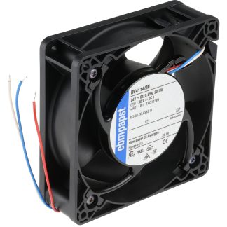 Ventola assiale in c.c. ebm-papst DV 4100, 280m³/h, 24 V c.c., 119 x 119 x 38mm