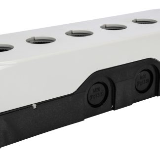 Contenitore stazione di controllo Lovato, 6 fori, Ø 22mm, 72 x 56 x 252mm, , IP66, IP67, IP69K