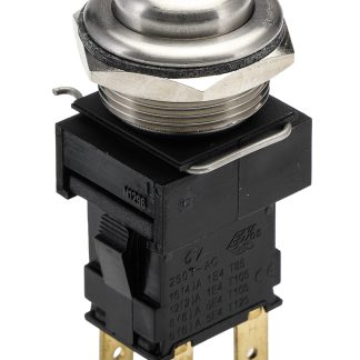 Interruttore a pulsante Arcolectric (Bulgin) Ltd, Momentaneo, DPDT, , 16 A, IP66 Montaggio a pannello