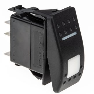 Interruttore a bilanciere Carling Technologies, SPST, On-Off Illuminato, Nero