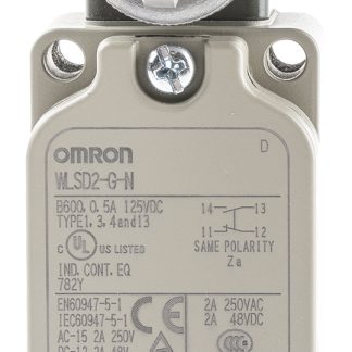 Interruttore di fine corsa Omron, Tasto a rotella, NO/NC, 500V, 10A, IP67