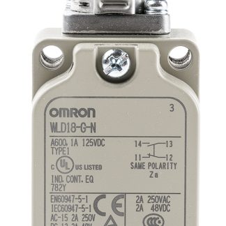 Interruttore di fine corsa Omron, Stantuffo, NO/NC, 500V, 10A, IP67