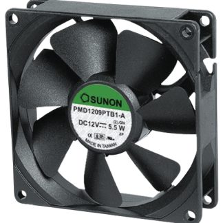 Ventola assiale in c.c. Sunon PMD, 289m³/h, 12 V c.c., 120 x 120 x 38mm