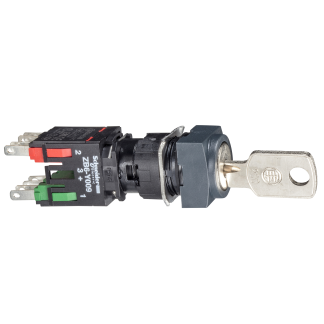 Selettore Schneider Electric XB6CGH5B a 3 posizioni , diam. foro 16mm