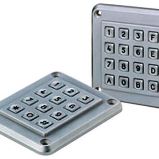 Tastiera antivandalo 4 x 4 a 16 tasti IP67 in ZAMAK 5