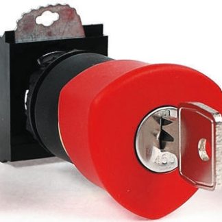 Attuatore pulsante tipo Ripristino a chiave L22GR01 BACO, Rosso