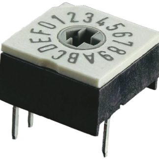 Interruttore DIP P60A701, 150 mA a 24 V c.c., 10 posizioni, Foro passante
