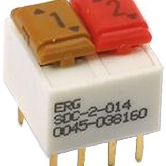 Interruttore DIP ED57673, 1 A a 100 V, Foro passante