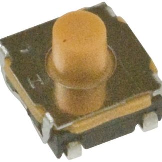 Interruttore tattile C & K, SPST, 6.2 x 6.2 x 5.2mm, L. attuatore 2.6mm