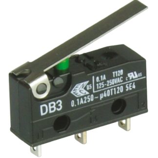 Microinterruttore, ZF, SPDT, 100 mA a 30 V cc, A saldare