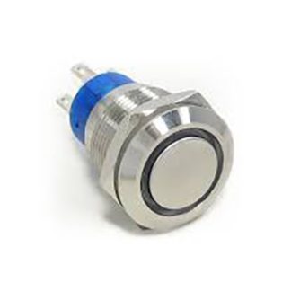 Interruttore a pulsante TE Connectivity, A ritenuta, SPST, luminoso, 3 A, IP67 Montaggio a pannello