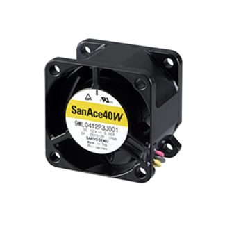 Ventola assiale in c.c. Sanyo Denki San Ace 9WL, 37.8m³/h, 24 V c.c., 40 x 40 x 28mm