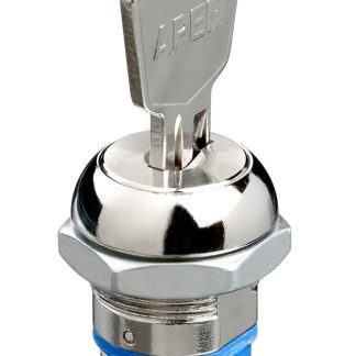 Interruttore con arresto a chiave LK6SNB126N3 a 2 posizioni, DPDT