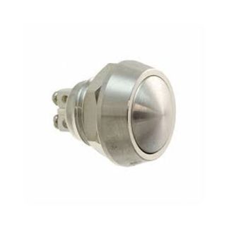Interruttore a pulsante Bulgin, Momentaneo, SPST, , 2 A, IP67 Montaggio a pannello