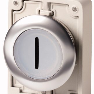 Pulsante tipo Instabile 182930 M30C-FDL-W-X1 Eaton serie RMQ Titan M30, Bianco