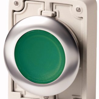 Pulsante tipo Instabile 182927 M30C-FDL-G Eaton serie RMQ Titan M30, Verde