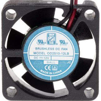 Ventola assiale in c.c. RS PRO, 3.1m³/h, 12 V c.c., 25 x 25 x 10mm