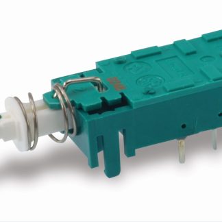 Interruttore a pulsante C & K, A ritenuta, DPST, , 4 A a 250 V c.a. Montaggio con foro passante